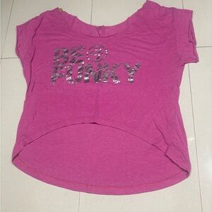 Zumba Fitness Magenta Tee with Silver Graphic